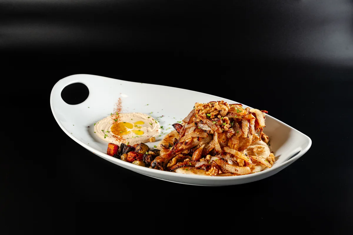 Jordanian Mousakhan at Flames Mediterranean Bar & Grille